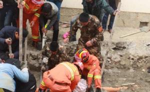 云南香格里拉一施工沟渠水泥挡墙倒塌，致1死3伤